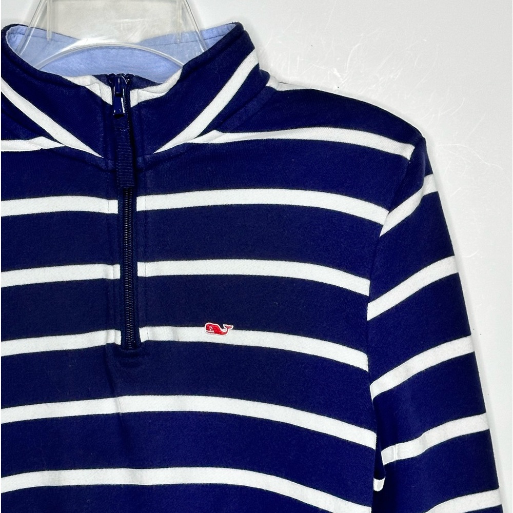Vineyard Vines Target Collab Blue Stripe Nautical Pullover Sweater Coastal Sz XS - Picture 9 of 9